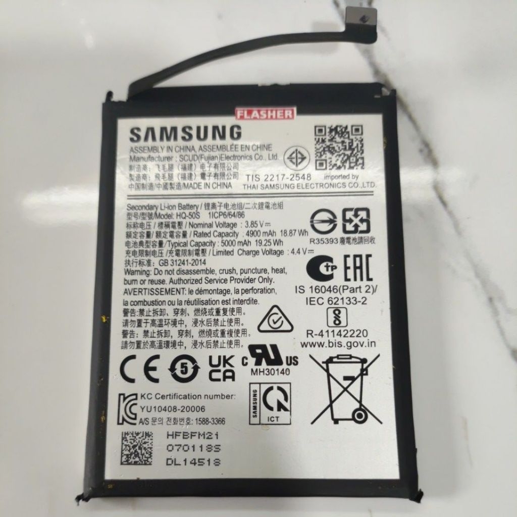 Baterai Samsung A03s HQ-50S Bekas Original Copotan