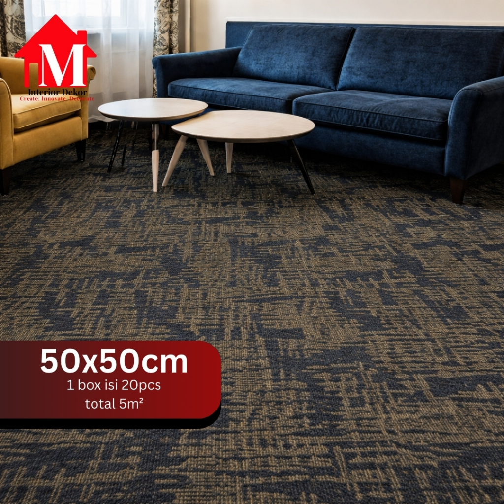 MDEKOR - Karpet Tile President | Karpet Kantor Isi 20 Pcs Per Box | Harga Adalah Per Box