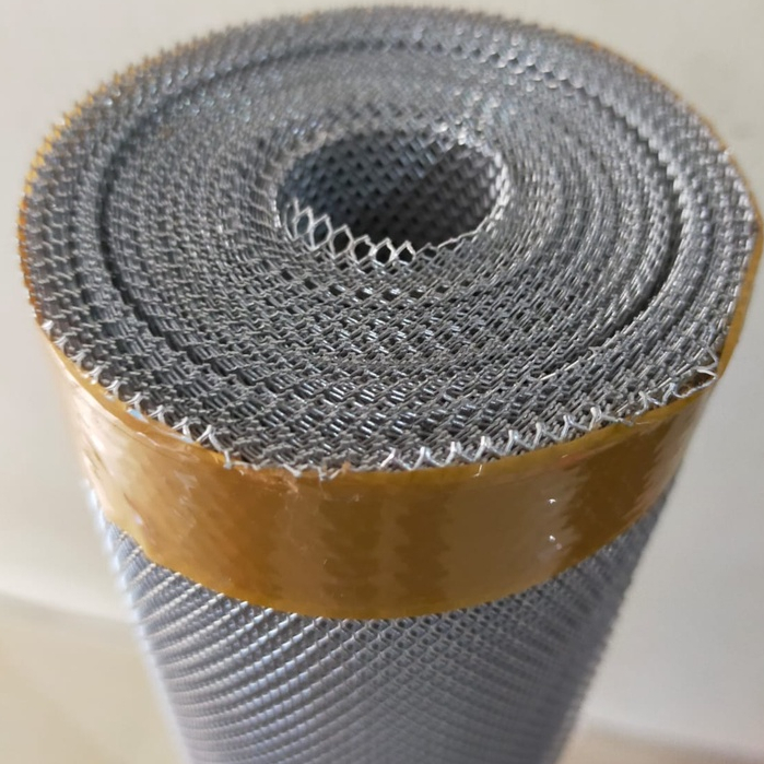 Per Rol Kawat Nyamuk Alumunium Kasa Nyamuk Ventilasi Ramp Kawat Parabola Mesh