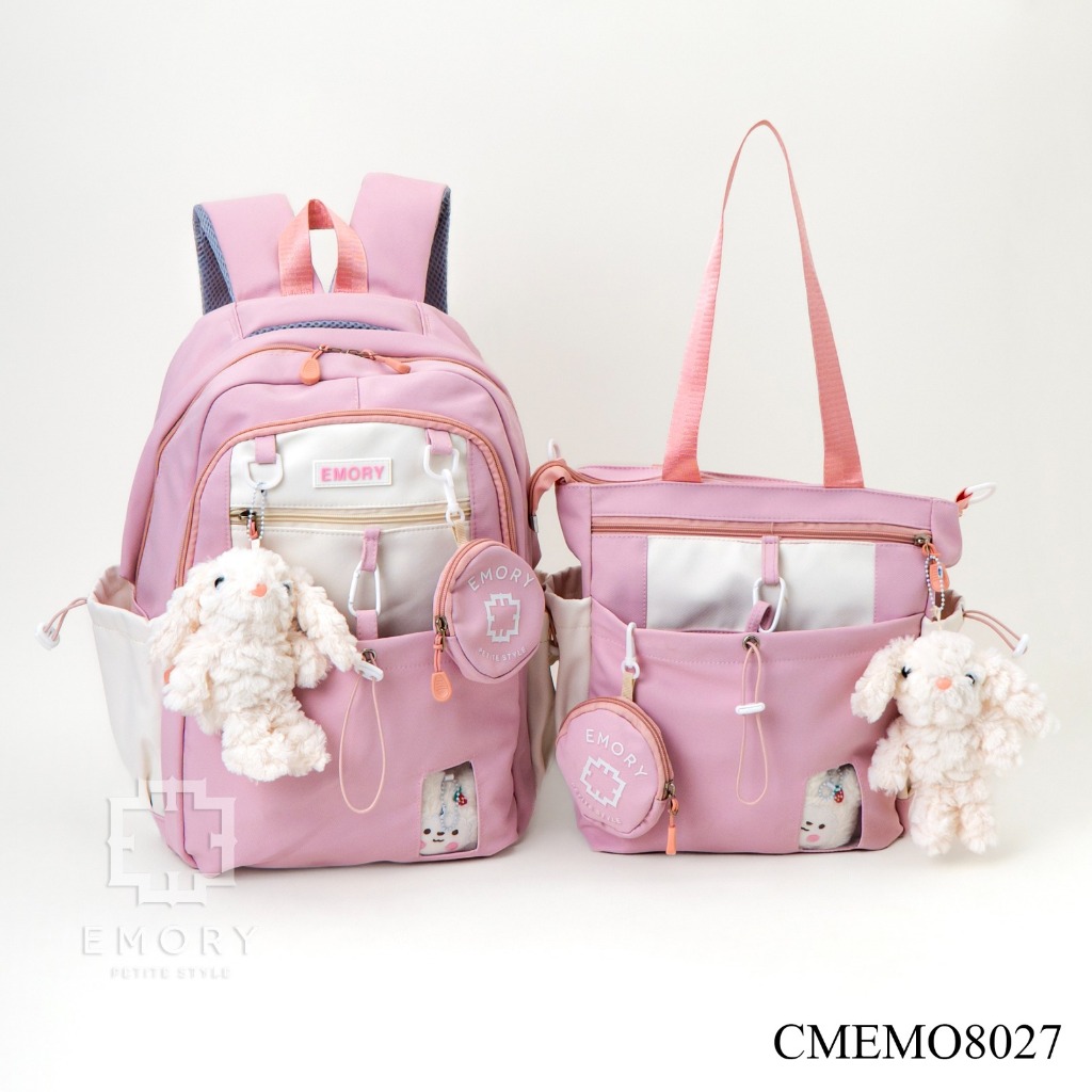 EMORY STYLE BAG SUTARA CMEMO 8027 | Tas Ransel Wanita Simpel Elegan
