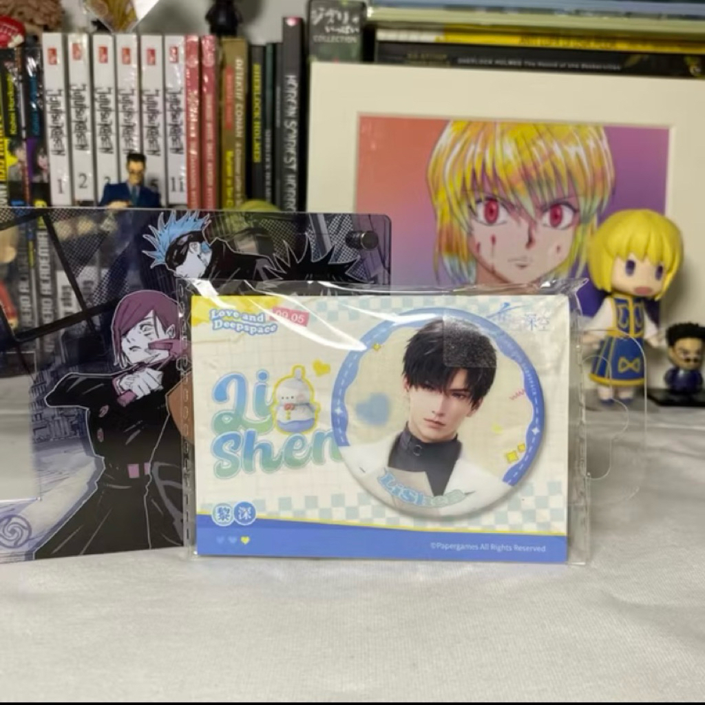 Official Can badge Lishen  Zayne Cage Time Series Can Badge 5,8cm - Love and Deepspace Lads