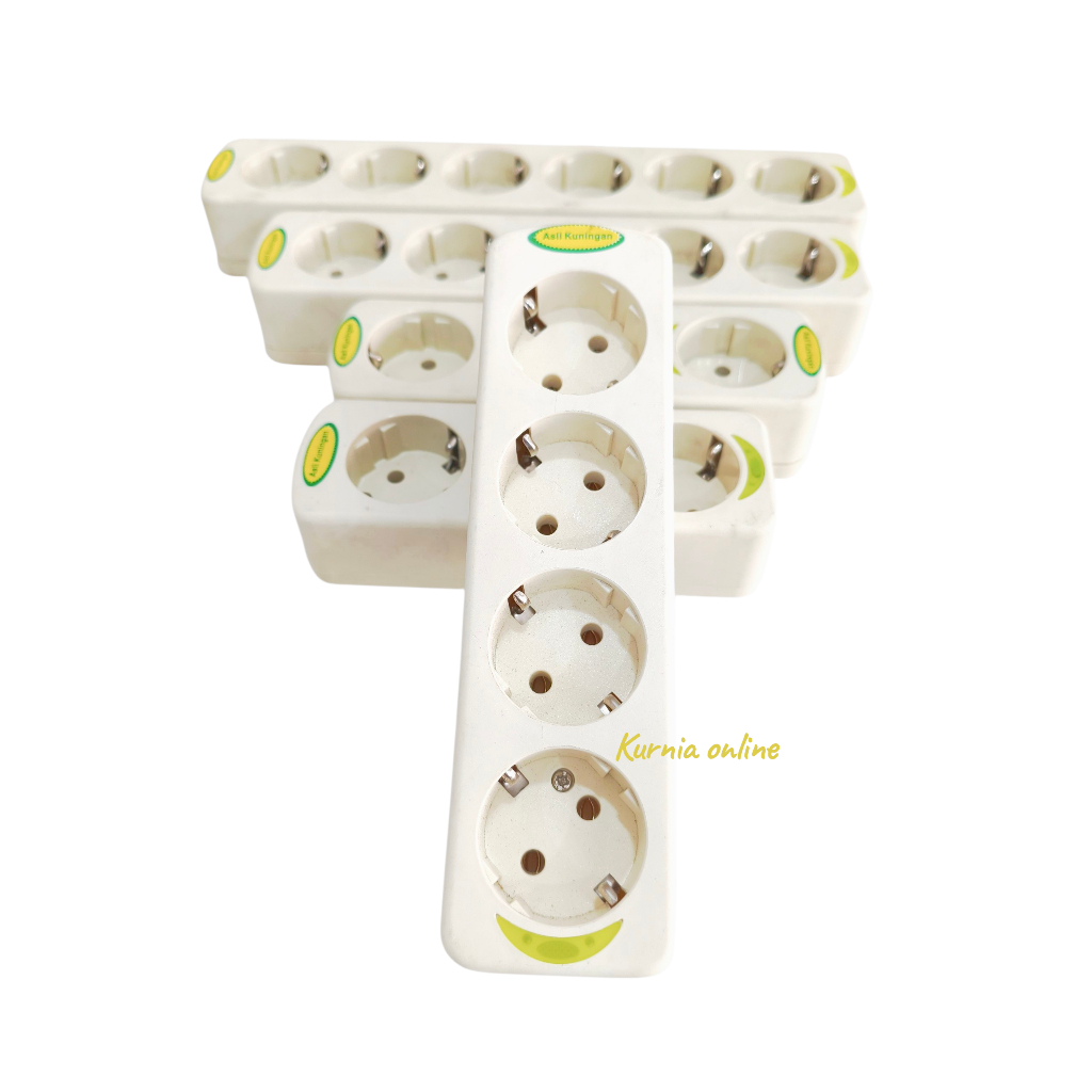 Terminal listrik 4 lubang kuningan tanpa kabel