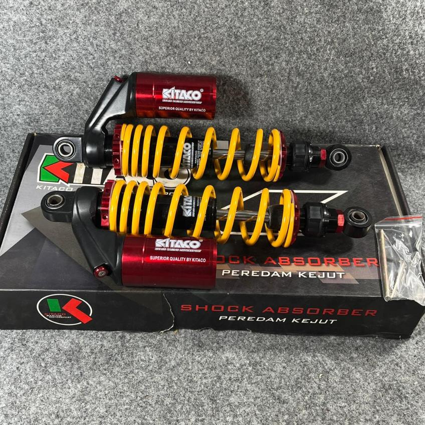 [ KITACO K-999 ] SHOCK / SHOCKBREAKER BELAKANG TABUNG FUNGSI 320MM KLIK AKTIF MOTOR RX KING / BLADE 