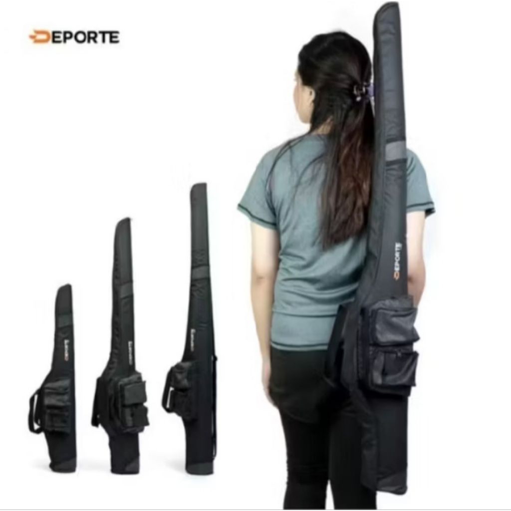 Tas pancing joran multipungsi ukuran 80 cm 100 cm 120 cm joran casting spining