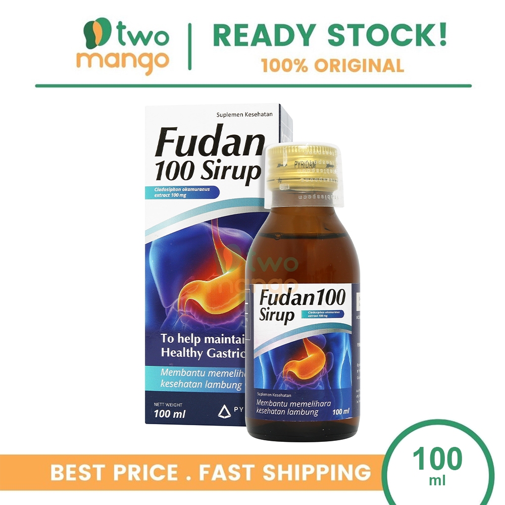 PYRIDAM FARMA FUDAN 100 | SUPLEMEN KESEHATAN LAMBUNG, ASAM LAMBUNG, GERD