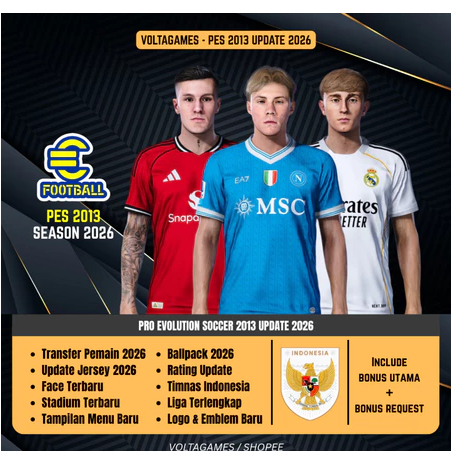 PES 2013 update 2026 Game PC Laptop Bola Terbaru 2026