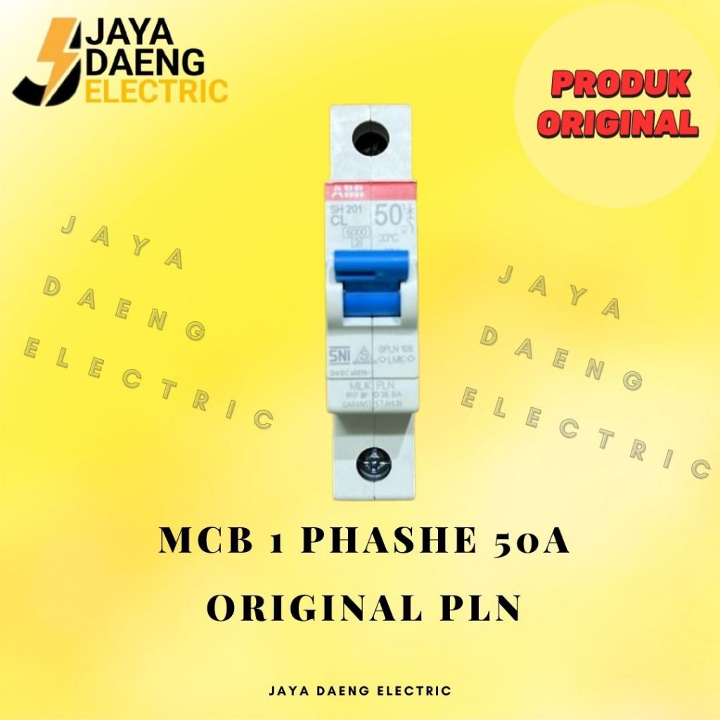 MCB 1 PHASHE 50A ORIGINAL PLN