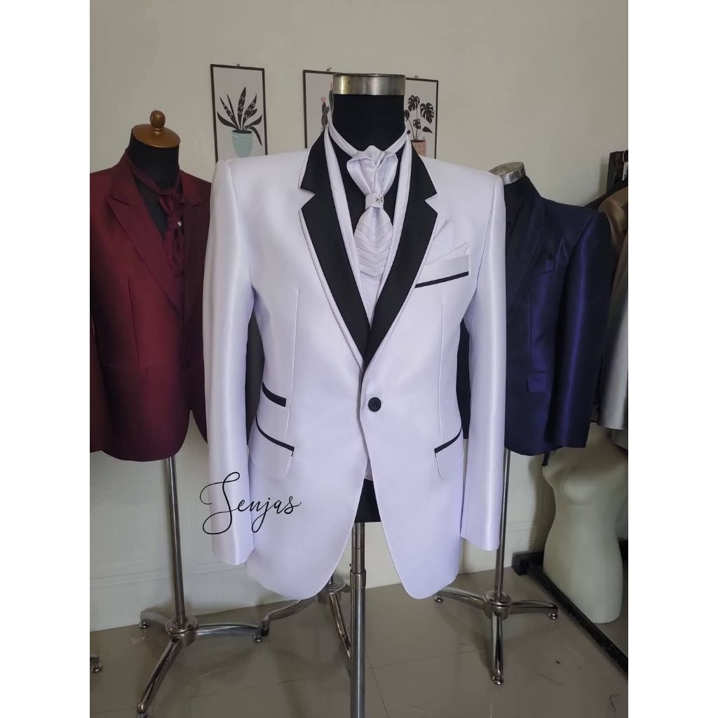 Jas putih / jas nikah / jas pengantin pria