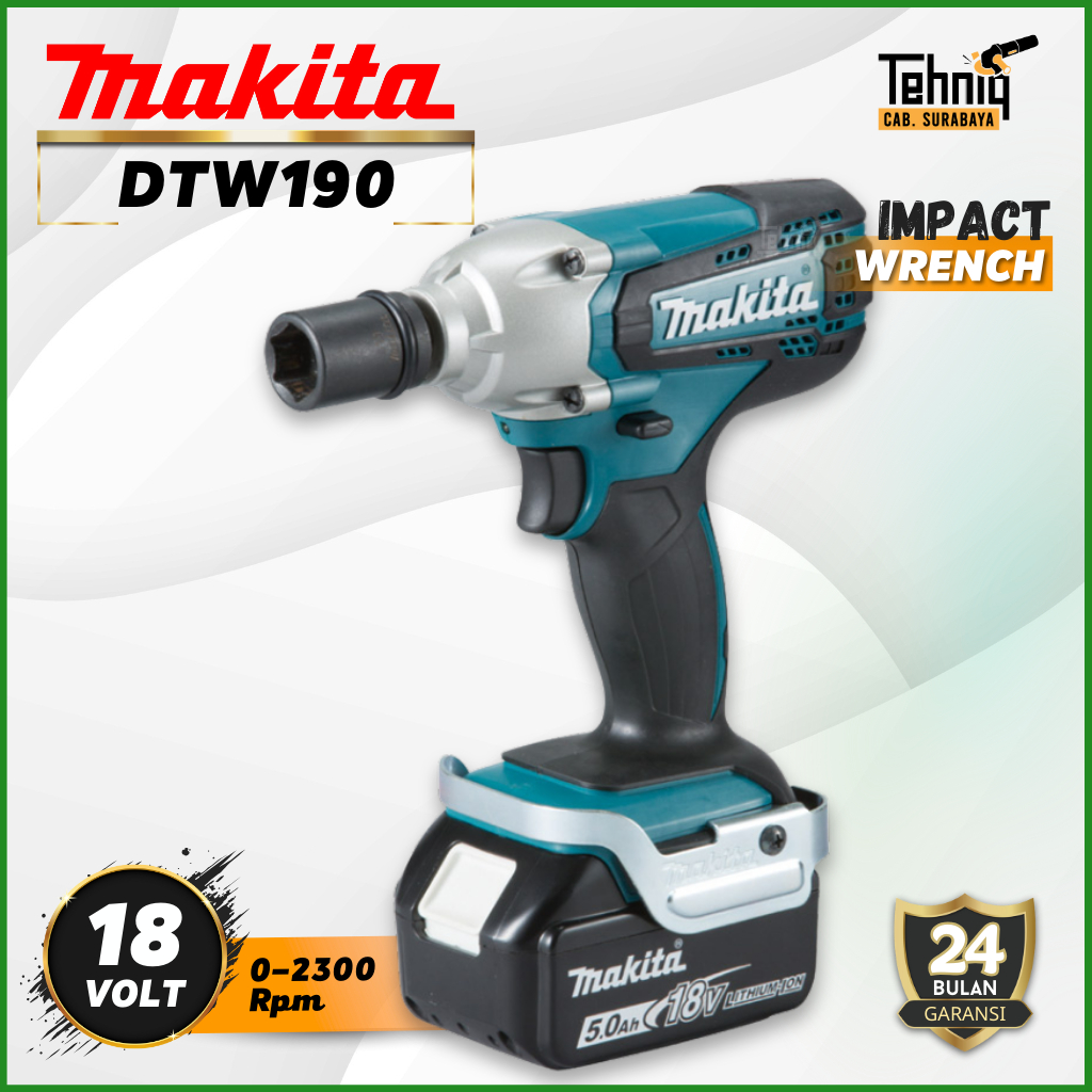 Makita Dtw190 Impact Wrench Cordless
