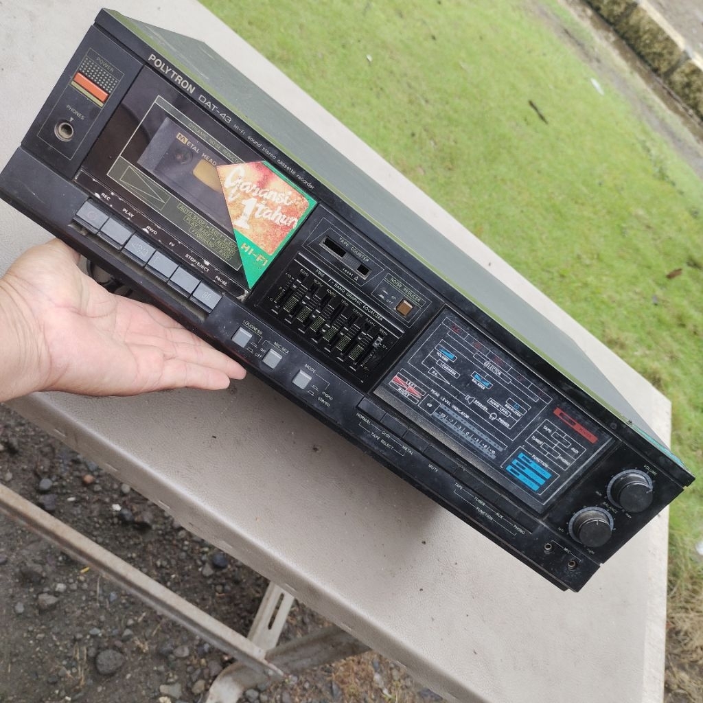 power amplifier Polytron tape deck DAT43 MINUS MATI PROTECT