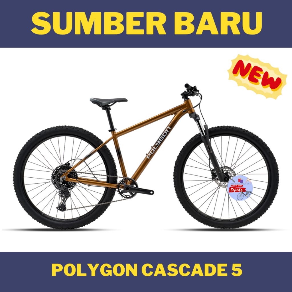 Sepeda Polygon MTB Cascade 5 27.5" Alloy 1x10-Speed
