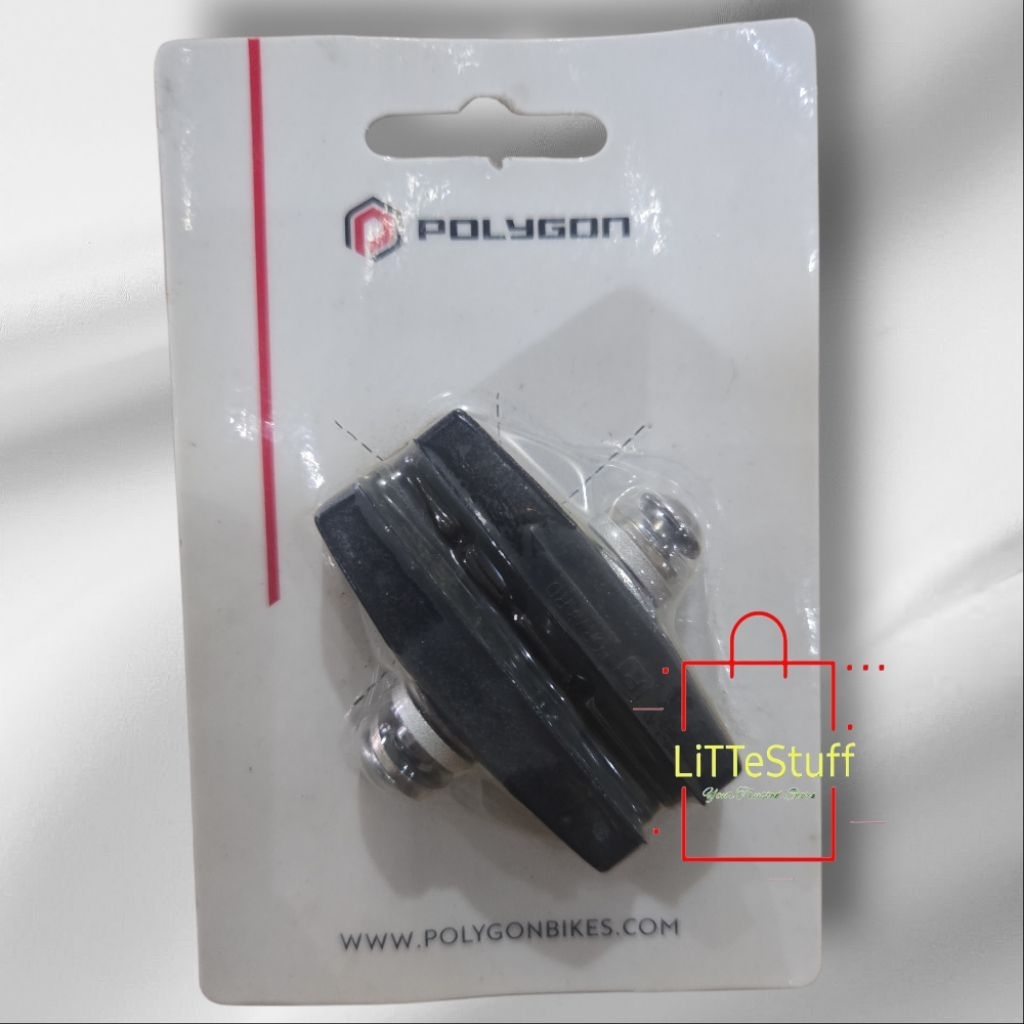 LitteStuff - Brake Pada / Kampas Rem / Brake Shoe Polygon HJ 405 untuk RB Road Bike