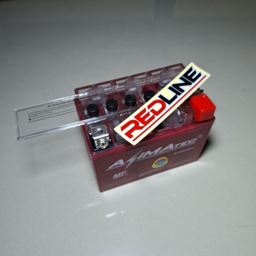 REDLINE- ACCU AKI KERING MF GELL MIO SOUL BEAT CAEBU SCOOPY KHARISMA SUPR X 125 KIRANA SHOGUN 125 AZ