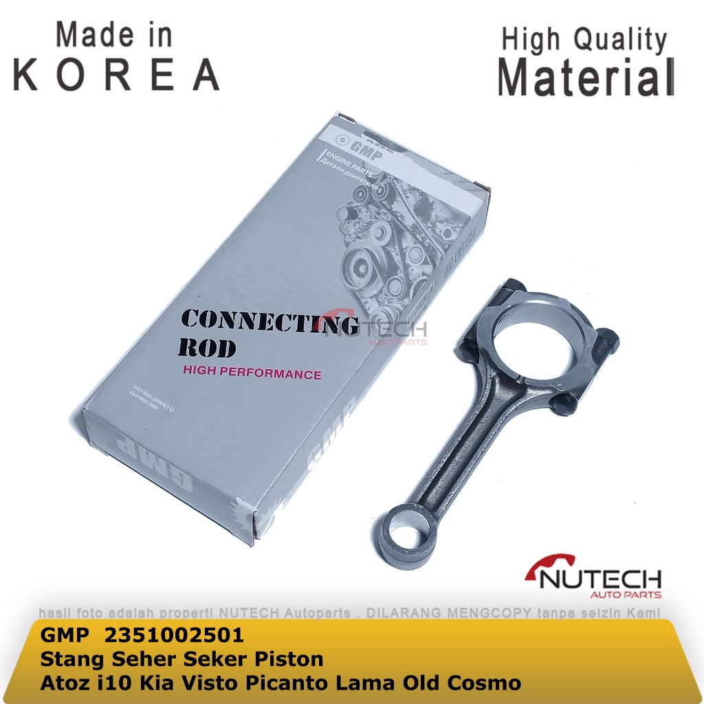 Stang Seher Seker Piston Hyundai Atoz i10 Kia Visto Picanto Lama Old Cosmo OEM Import Korea