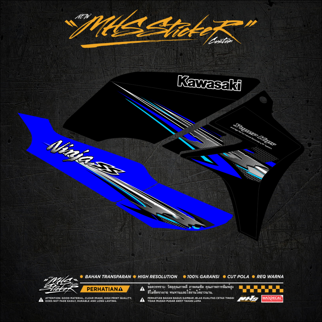 STRIPING STICKER NINJA SS VARIASI CUSTOM - STRIPING NINJA SS VARIASI RECOMMENDATION