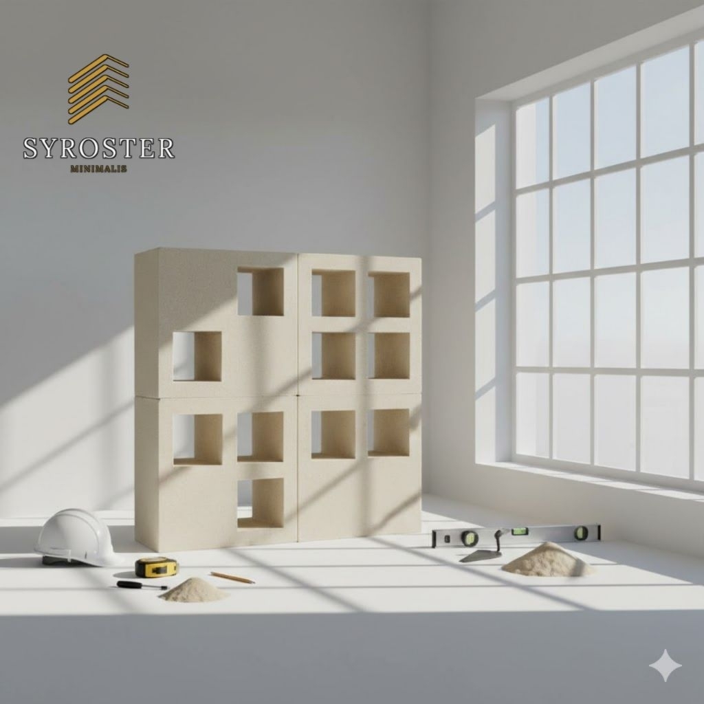 ROSTER BETON MOTIF DADU