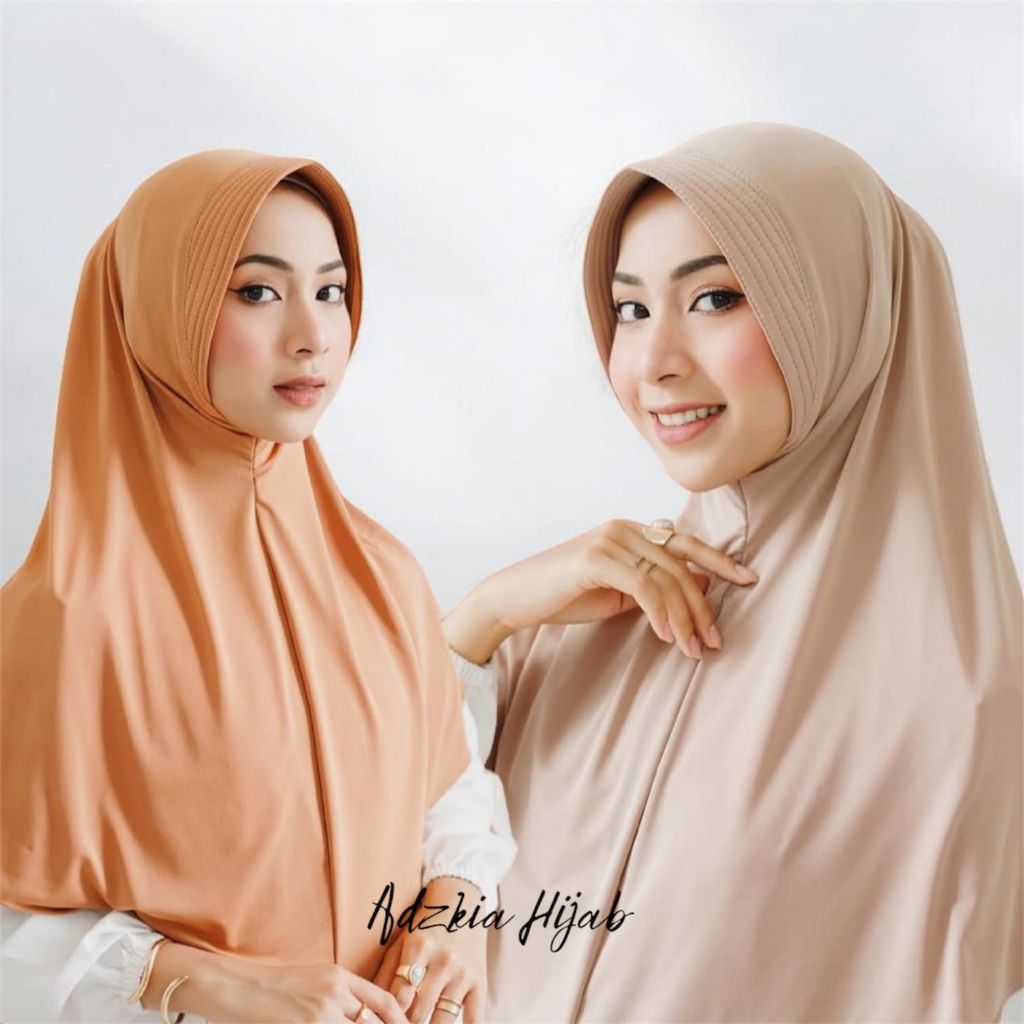 Jilbab Bergo Hamidah L Berlian Hijab Syari by Adzkia Hijab