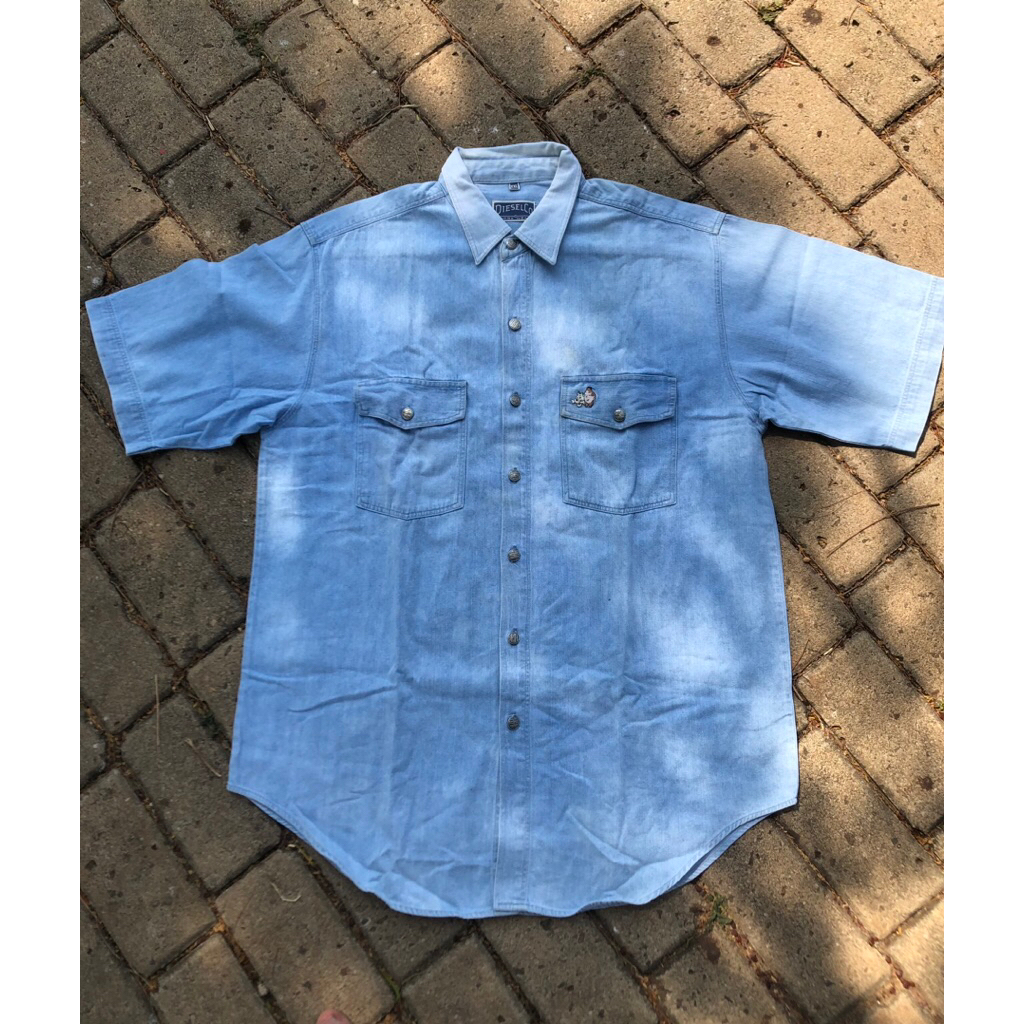 vintage Diesel denim shirt button up