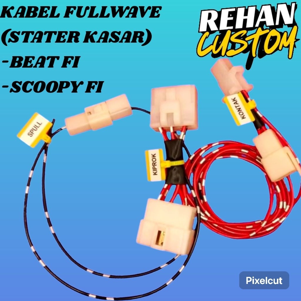 KABEL SOKET SOCKET FULLWAVE BEAT FI SCOOPY FI STATER KASAR PNP KIPROK NMAX TIGER