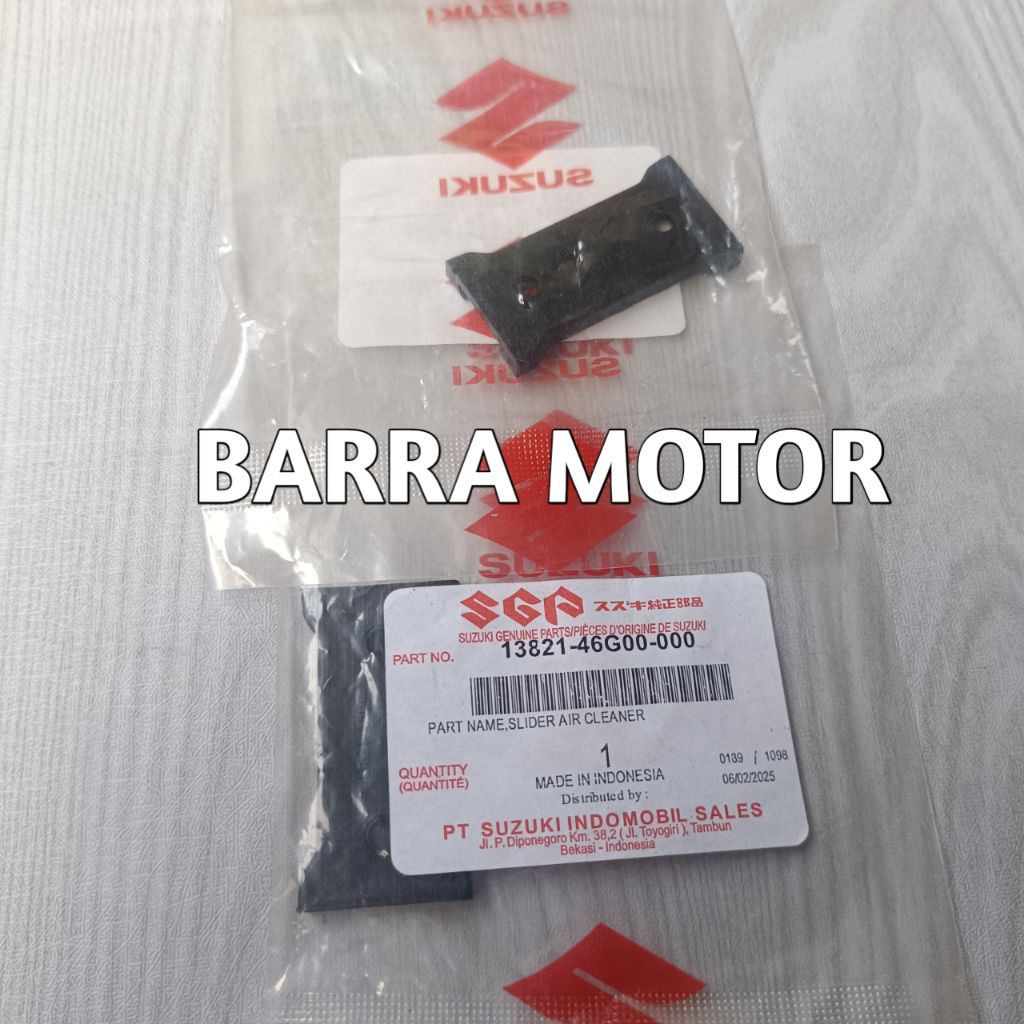 Klip Kancing Box Filter Suzuki Spin Karet Bantalan Slider Box Tutup Filter Udara Spin 125 Ori SGP