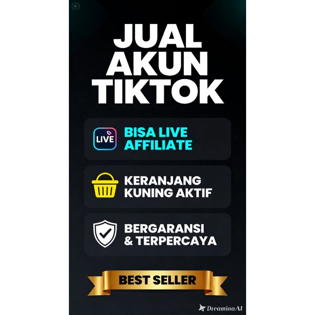 Akun Tiktok Live Kerkun Affiliate