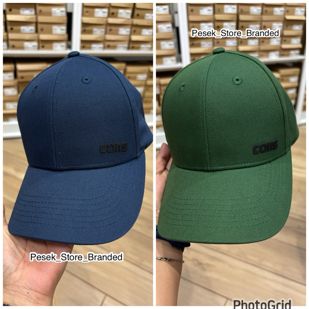 Topi Converse original warna navy dan hijau
