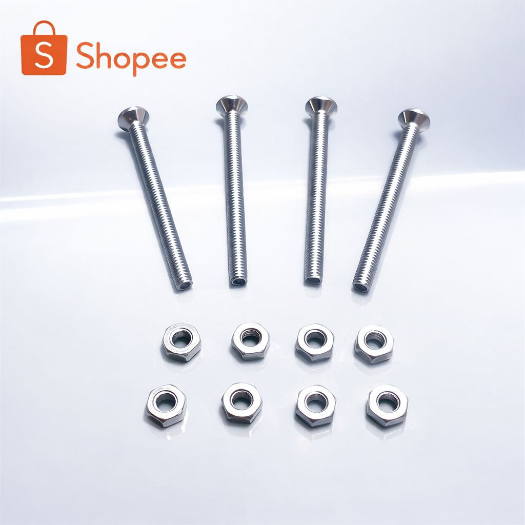 Baut dudukan kipas (4baut + 8mur M3), Baut spacer kipas