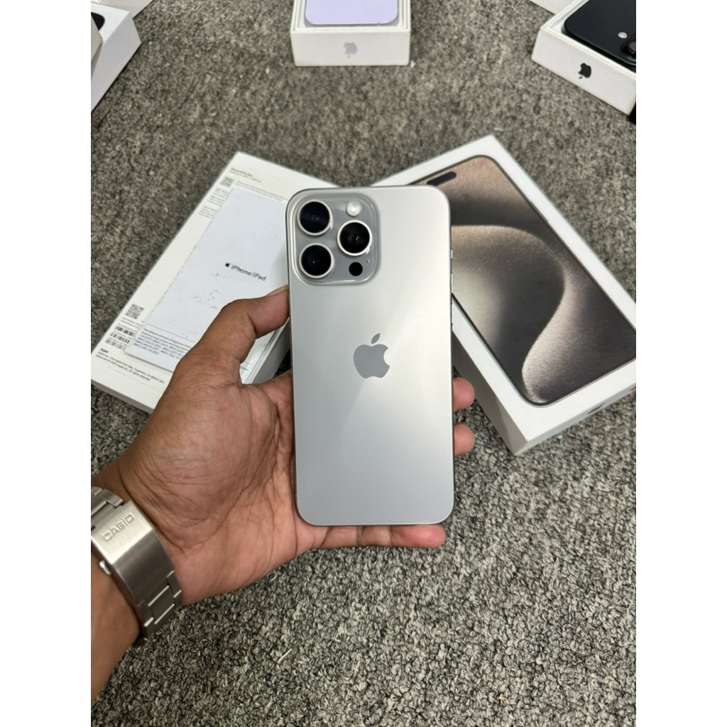 iphone 15 promax 256gb ibox second mulus