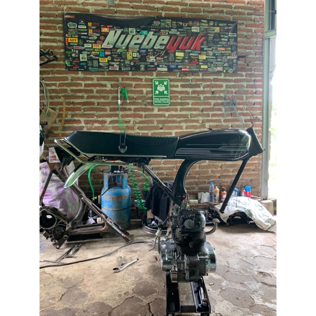 bodi set gl 100 rangka ori balungan cilik sparepart full baru semua