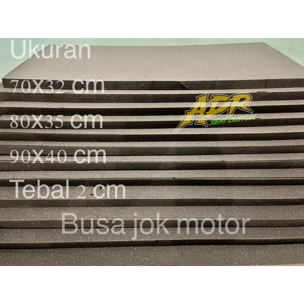 BUSA SHL LEMBARAN JOK MOTOR KUALITAS PREMIUM DENSITY 55 TEBAL 2 CM
