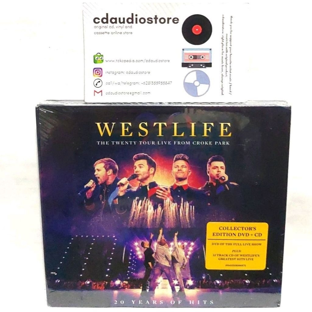 CD DVD WESTLIFE - THE TWENTY TOUR LIVE FROM CROKE PARK