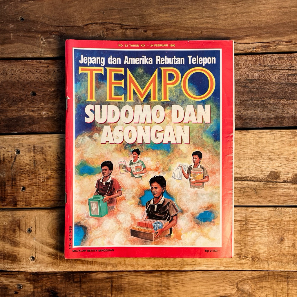 Majalah Berita Mingguan Tempo Edisi No. 52 Tahun XIX 24 Februari 1990 Sudomo dan Asongan | Jepang da