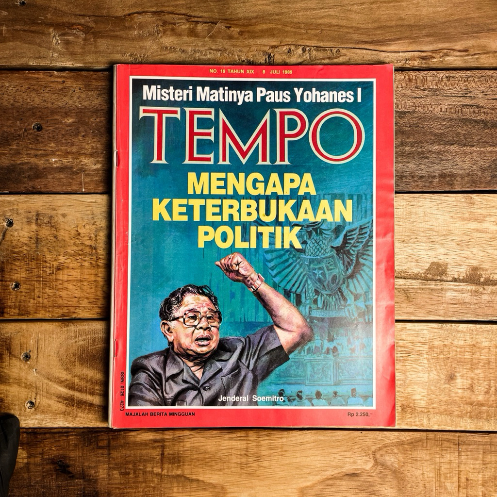 Majalah Berita Mingguan Tempo Edisi No. 19 Tahun XIX 8 Juli 1989 Mengapa Keterbukaan Politik | Miste