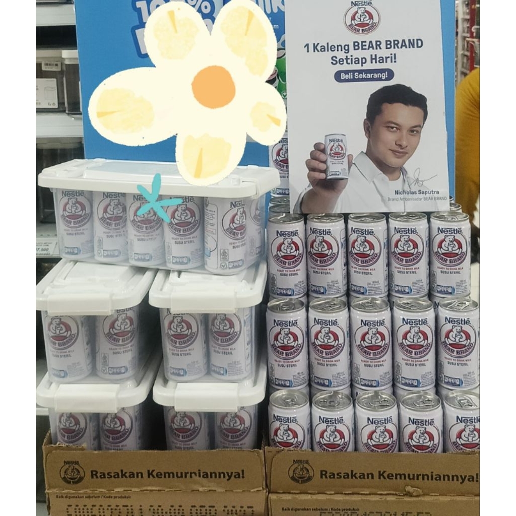 bear brand 189 × 10 pcs free container cantik 123.0000