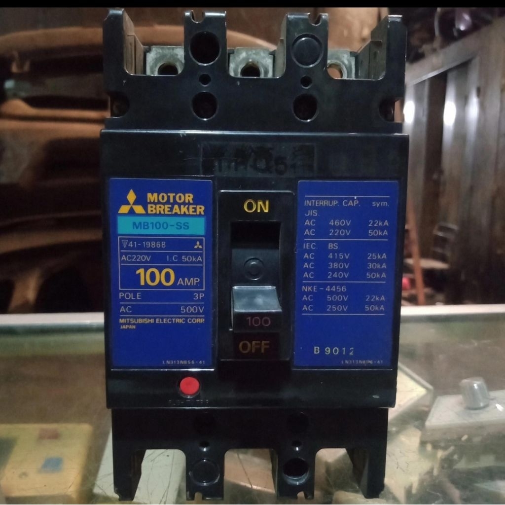 Mccb Breaker Nfb Mitsubishi 3P 100A