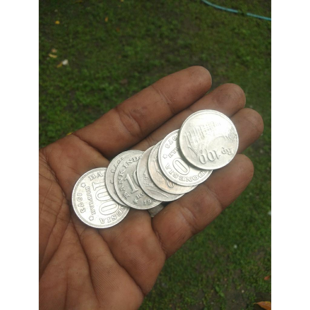 koin 100 rupiah Tebal 1971/koin kuno/uang kuno /koleksi  uang kuno