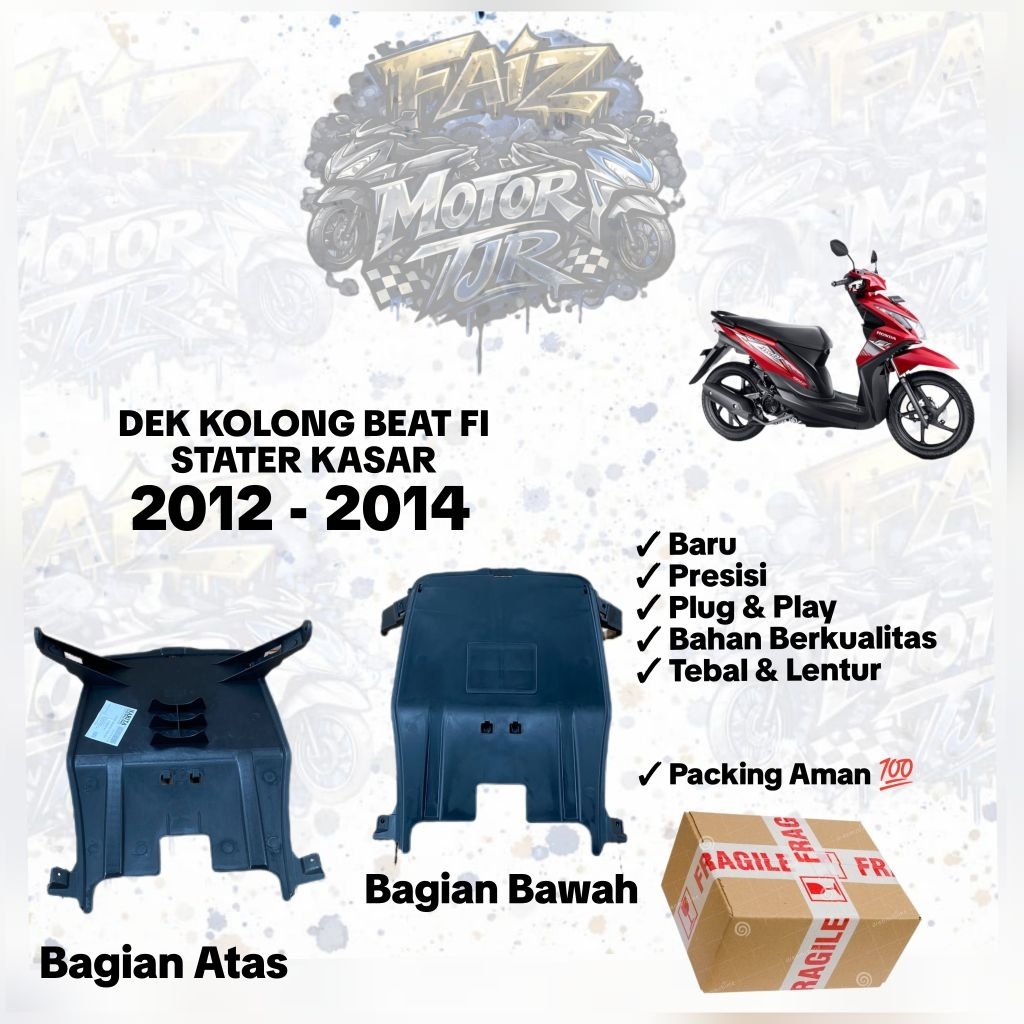 Kolong - Penahan Lumpur Rangka Beat Fi Stater Kasar 2012 - 2014