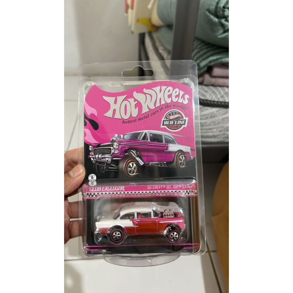 hotwheels RLC Chevy Bel air Gasser Pink
