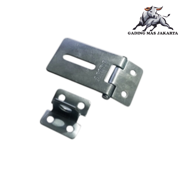 Overval Plat Galvanis Tebal 2 Inch Voxy Overpal Grendel Cantolan Gembok Kunci Pintu 2 Inci 5 Cm GMJ