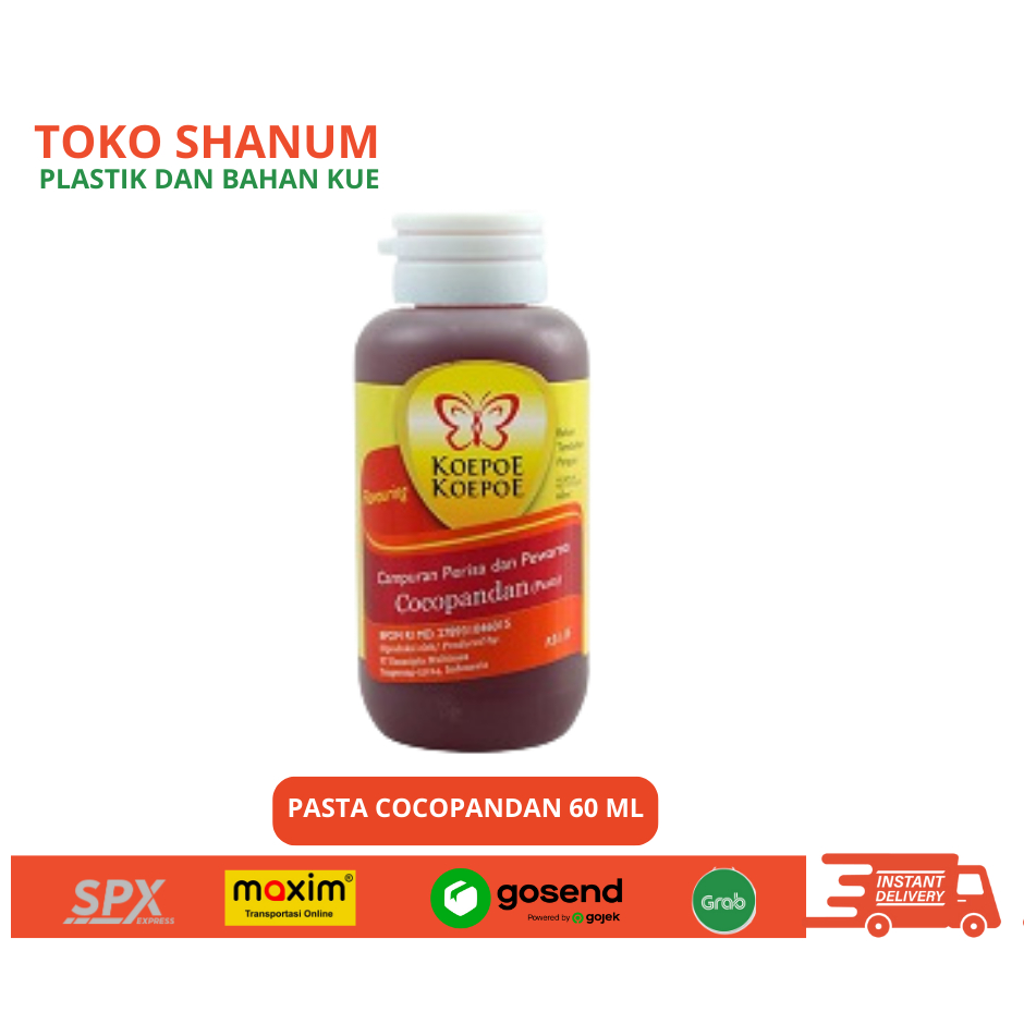 Pasta Cocopandan 60 ml Koepoe Koepoe