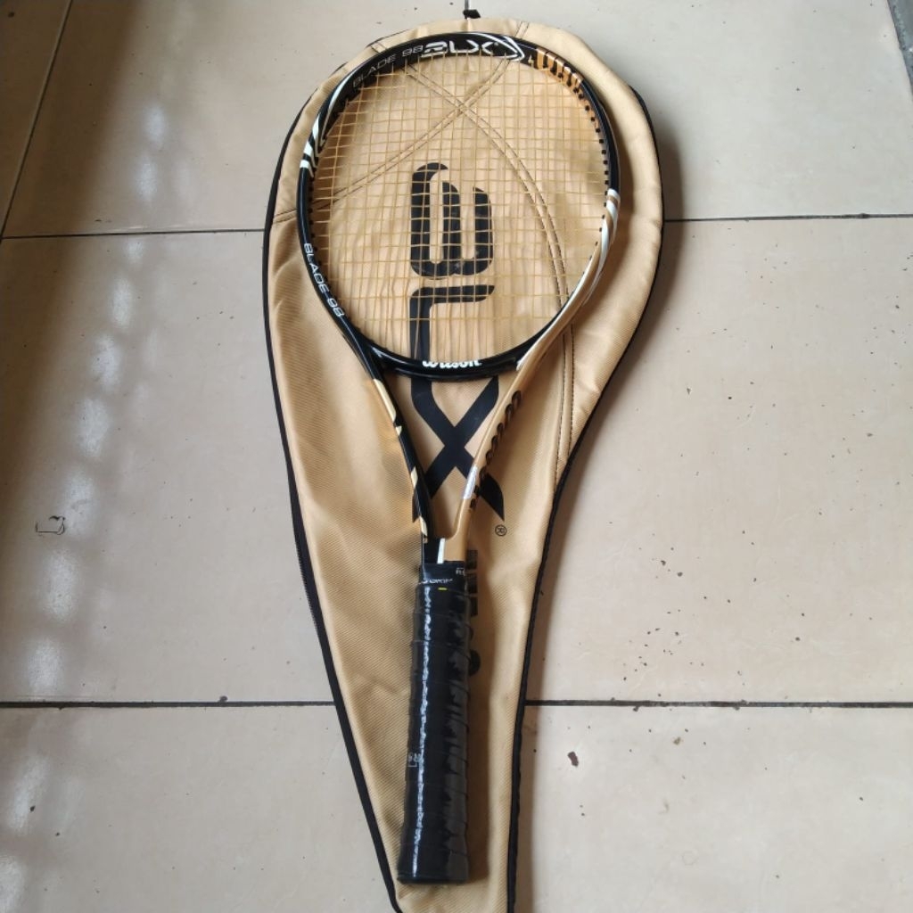 Raket tenis wilson blx blade 98 original super mulus
