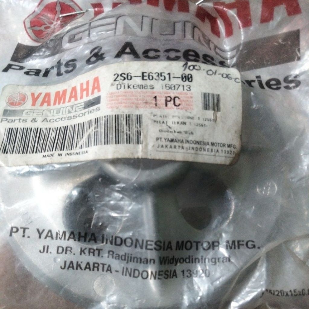 Lawan kaki 4 Plat pressure Jupiter mx old kopling ORI YGP 2S6 E6351 00