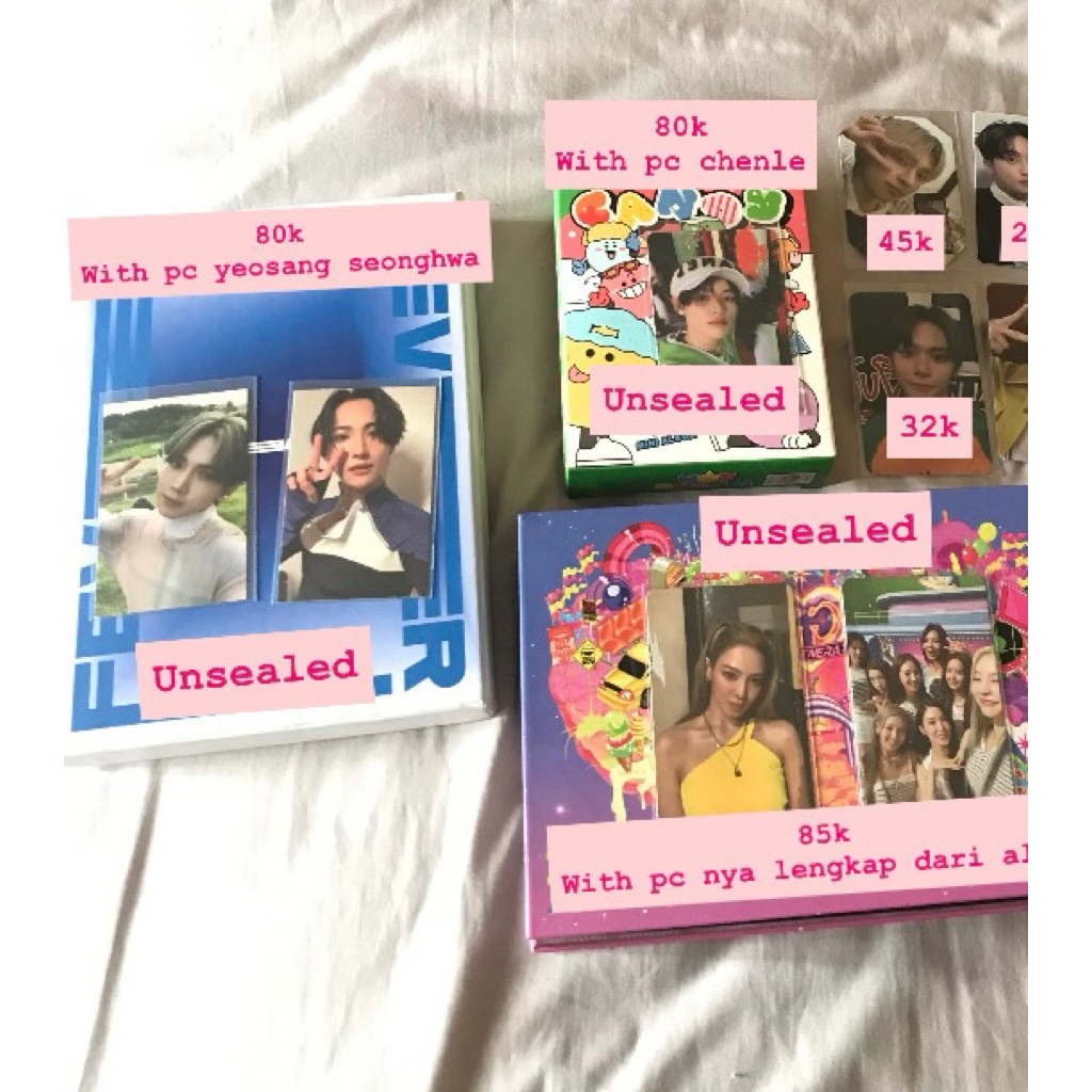 album unsealed nct dream snsd ateez