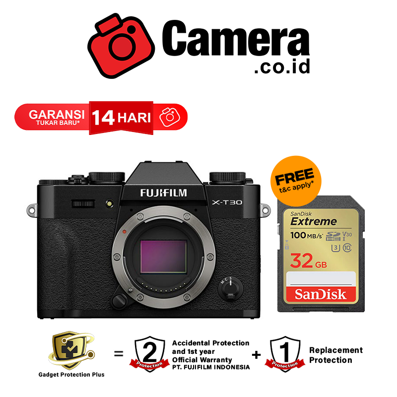 FUJIFILM X-T30 III Body Only Kamera Mirrorless Fuji XT30 Mark III GARANSI RESMI