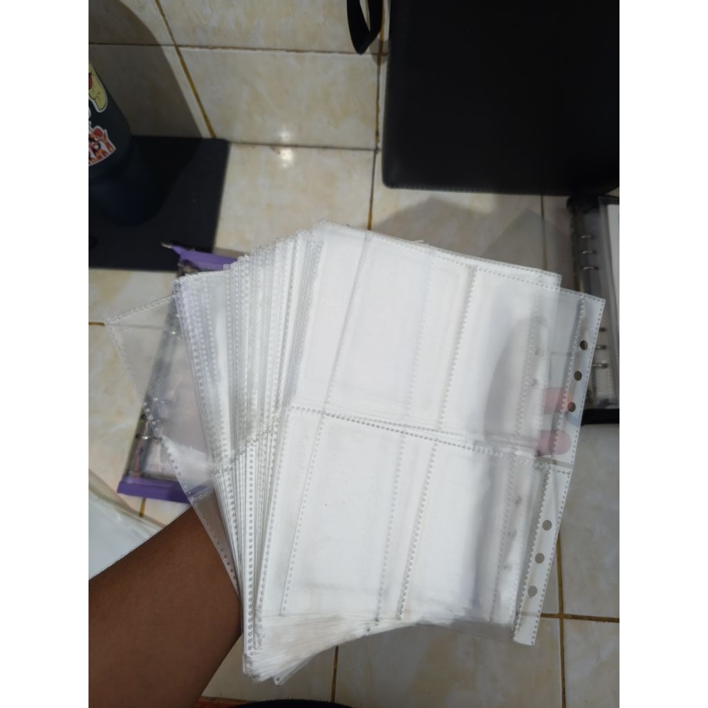 Preloved Sleeve Binder A5 6 Ring dan Zipper A5 6 Ring