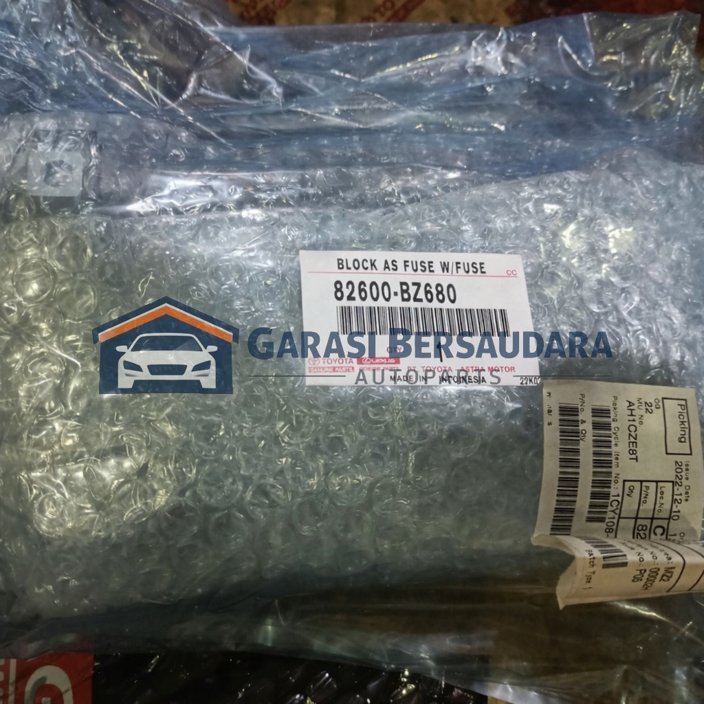 Fuse Box Assy Box Skring Sekring Toyota New Avanza 82600-BZ060 Original