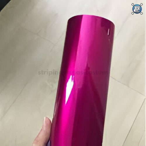 Stiker Skotlet Warna Pink Candy Glossy 45cm