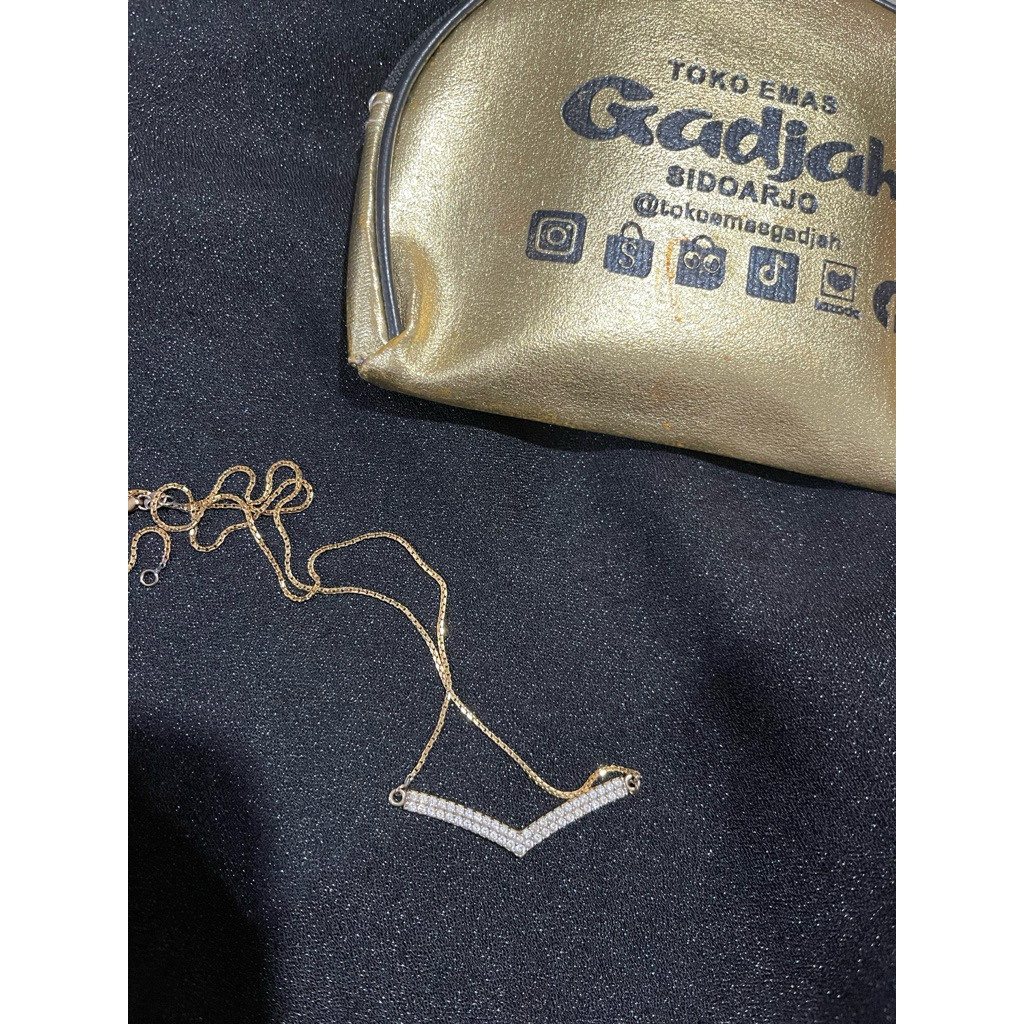 kalung AUREL TERBARU emas 16 karat asli emas toko