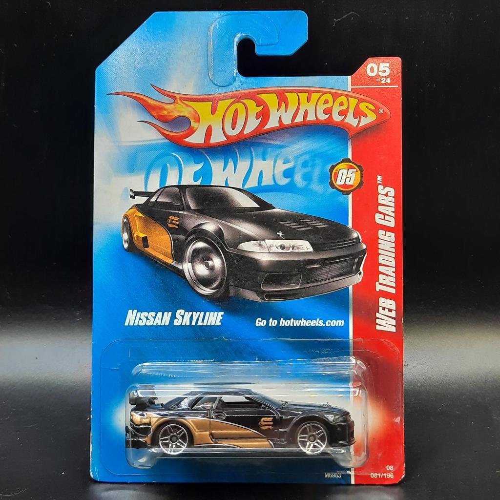 Hot Wheels Web Trading Cars Nissan Skyline R32 Hitam Soft Corner