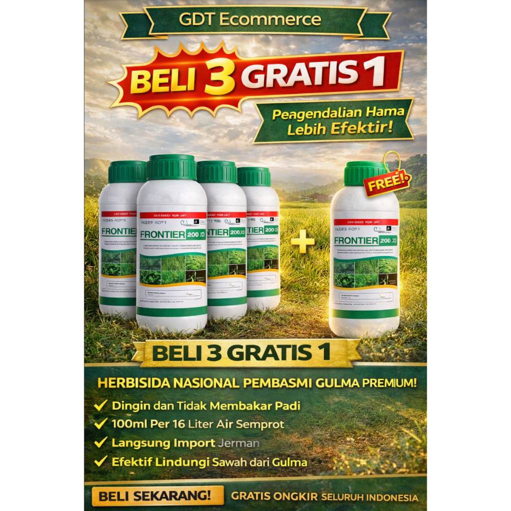 Herbisida Frontier 200 OD 1 Liter Pembasmi Gulma untuk Perkebunan